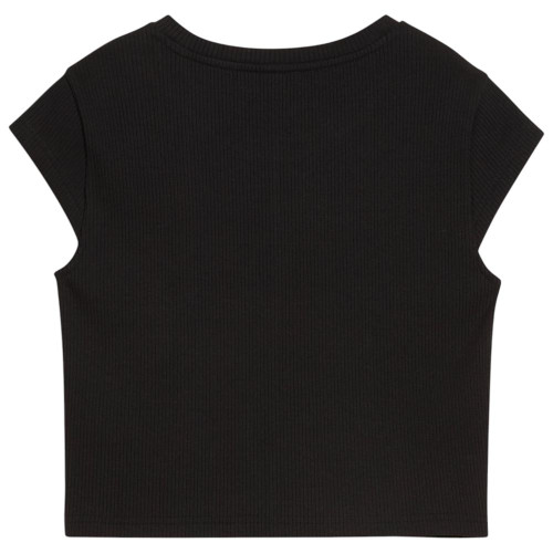 Puma Γυναικεία κοντομάνικη μπλούζα Wardrobe Essentials Ribbed Baby Tee